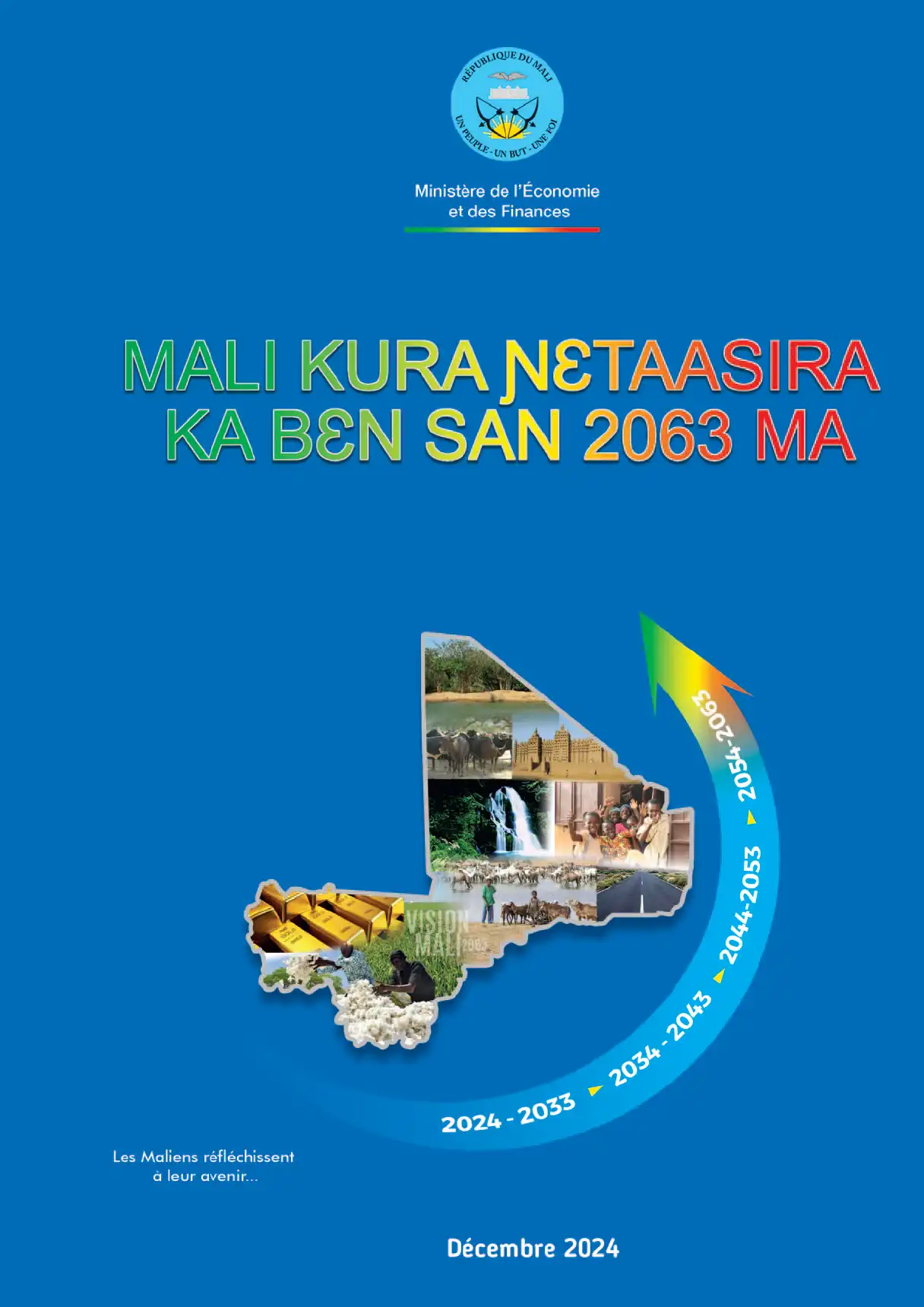 Vision Mali Kura 2063 — couverture officielle (PDF sur finances.ml)